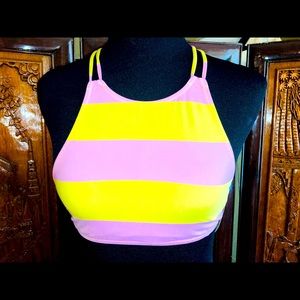 NWT! J. Crew crop halter bikini top